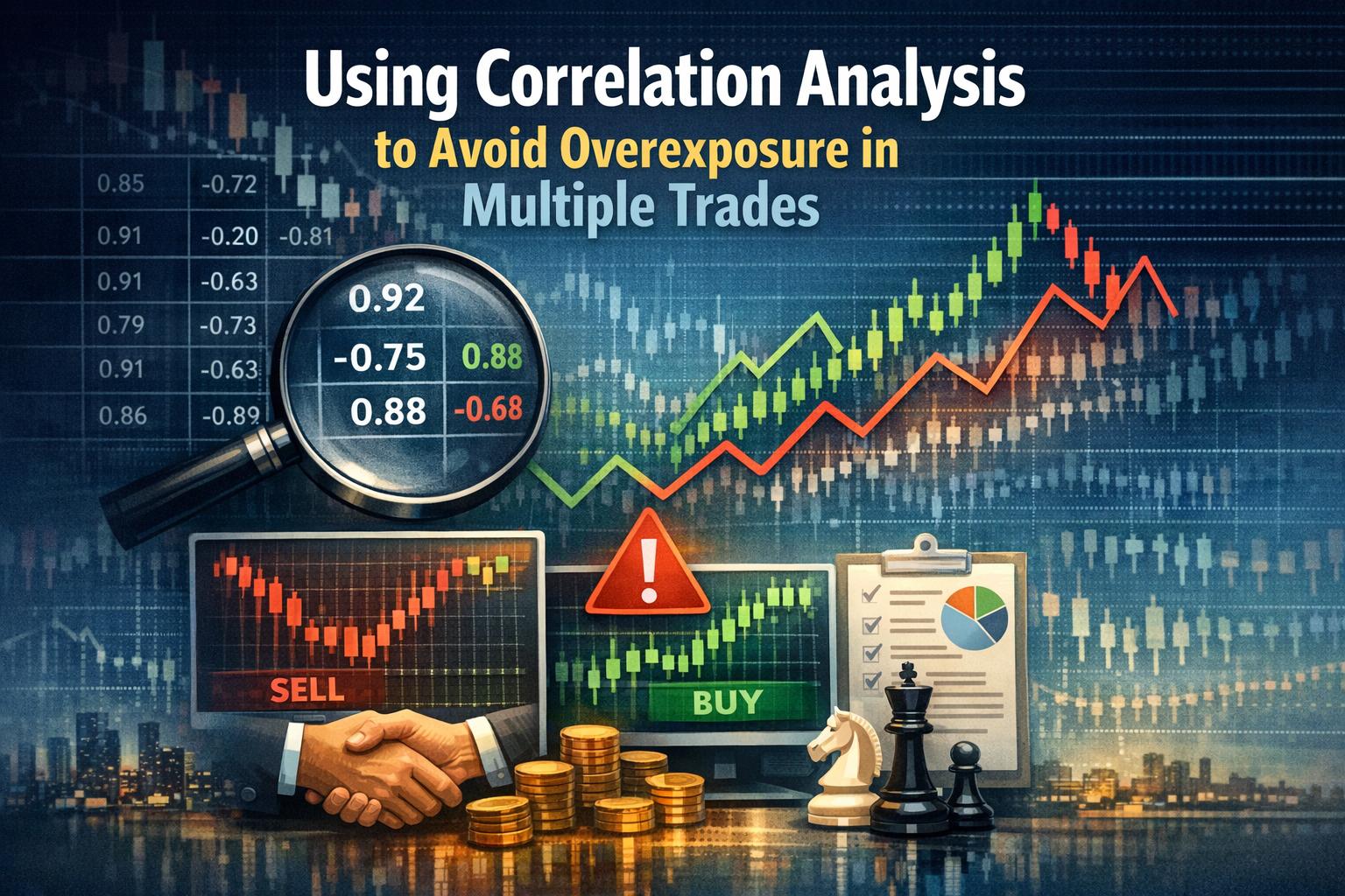Using Correlation Analysis to Avoid Overexposure in Multiple Trades
