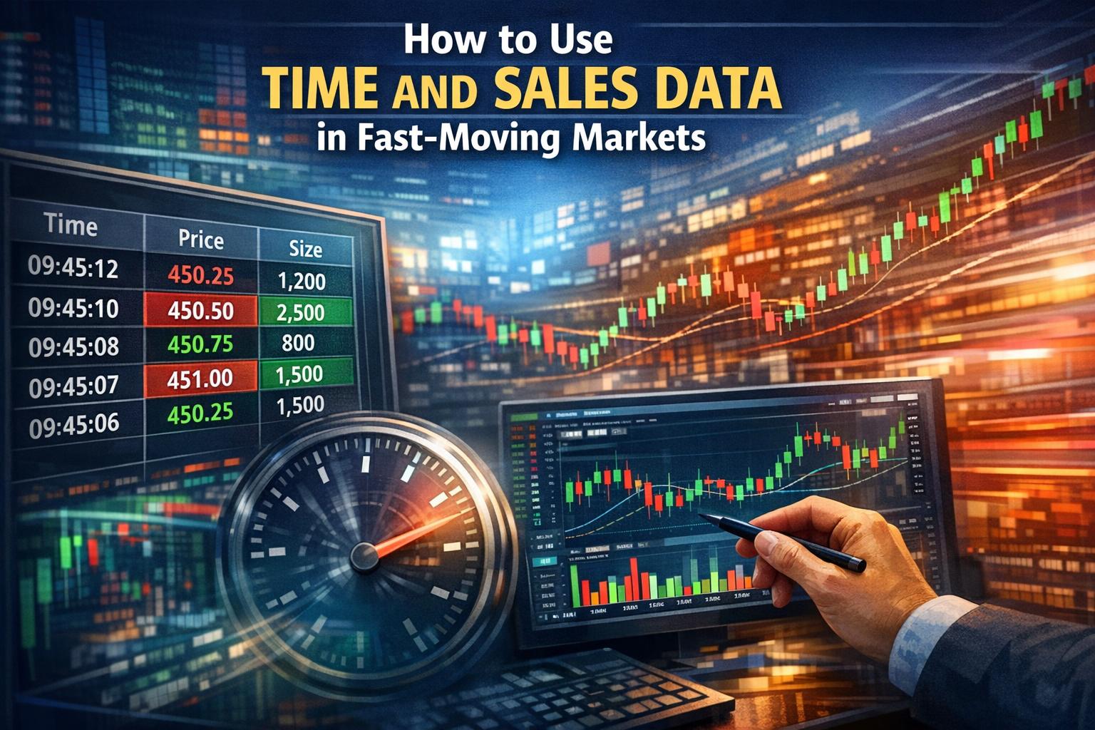 How to Use Time and Sales Data in Fast-Moving Markets